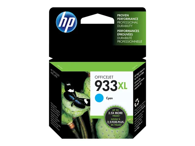 HP 933XL - Høy ytelse - cyan - original - blekkpatron - for Office...