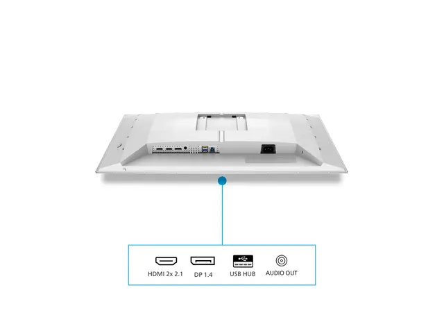 Philips Evnia 6000 27M2N6501L - OLED-skjerm gaming - 27" (26.5" synlig) - 2560 x 1440 QHD @ 240 Hz - 400 cd/m² - 1500000:1 - HDR10 - 0.03 ms - 2xHDMI, DisplayPort - hvit 