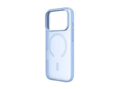 Belkin SheerForce Grip Series - Beskyttende deksel for mobiltelefon MagSafe-samsvar - plastikk - lys blå - for Apple iPhone 17 Pro Max, 18 Pro Max