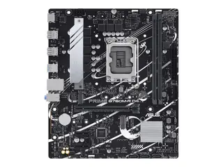 ASUS PRO B760M-R D4 - Hovedkort micro ATX - LGA1700-sokkel - B760 Chipset - USB 3.2 Gen 1 - 2.5 Gigabit LAN - innbygd grafikk (CPU kreves) - HD-lyd (8-kanalers)