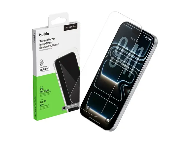 Belkin ScreenForce InvisiGlass - Skjermbeskyttelse for mobiltelefo...