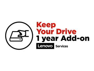 Lenovo Keep Your Drive Add On - Utvidet serviceavtale (for notebook'er) 1 år - for K14 Gen 1; ThinkBook 14 G5 IRL; 14 G6 ABP; 16 G6 ABP; ThinkCentre neo 30a 22