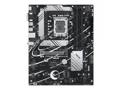 ASUS PRIME B760-PLUS - Hovedkort ATX - LGA1700-sokkel - B760 Chipset - USB-C 3.2 Gen 2x2, USB-C 3.2 Gen 1, USB 3.2 Gen 2, USB 3.2 Gen 1, USB4 - 2.5 Gigabit LAN - innbygd grafikk (CPU kreves) - HD-lyd (8-kanalers)