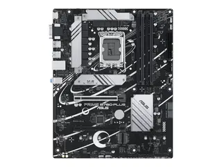 ASUS PRIME B760-PLUS - Hovedkort ATX - LGA1700-sokkel - B760 Chipset - USB-C 3.2 Gen 2x2, USB-C 3.2 Gen 1, USB 3.2 Gen 2, USB 3.2 Gen 1, USB4 - 2.5 Gigabit LAN - innbygd grafikk (CPU kreves) - HD-lyd (8-kanalers)