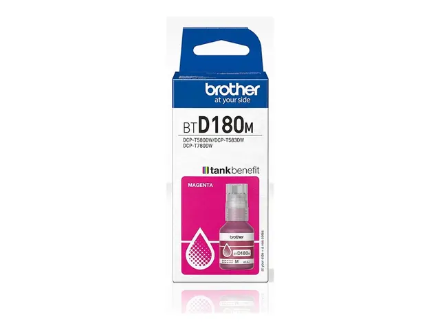 Brother BTD180M - Magenta original blekkrefill for DCP-T580DW