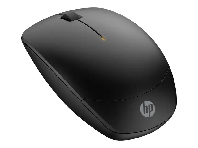 HP 235 Slim - Mus optisk 3 knapper trådløs 2.4 GHz USB mottaker svart