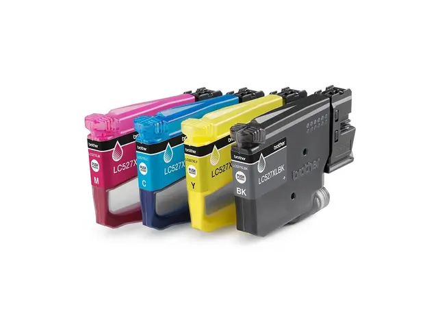 Brother LC527XL Value Pack - 4-pack Høy ytelse svart, gul, cyan, m...