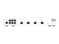 QNAP QSW-M2106-4S - Switch - Styrt 6 x 2.5GBase-T + 4 x 10Gb Ethernet SFP+ - stasjonær