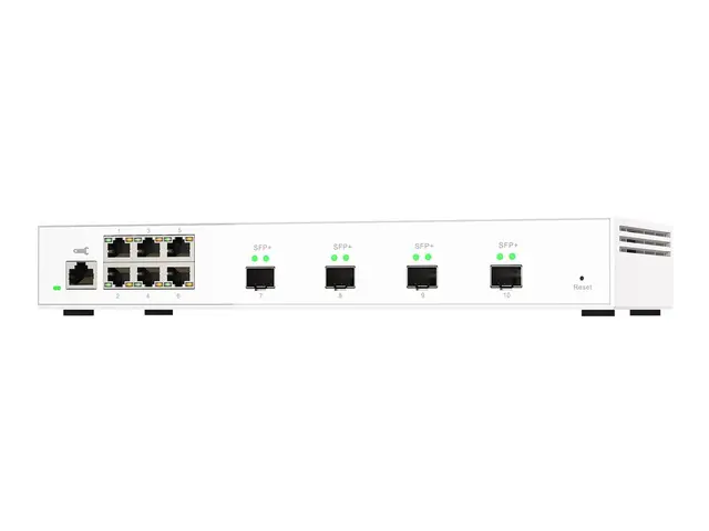 QNAP QSW-M2106-4S - Switch Styrt 6 x 2.5GBase-T + 4 10Gb Ethernet ...