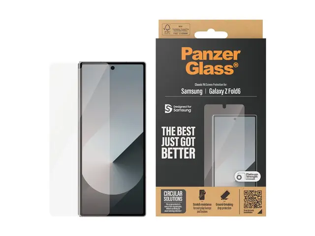 PanzerGlass - Skjermbeskyttelse for mobiltelefon klassisk passform...