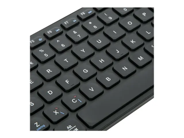 Targus - Tastatur kompakt, multienhet, antimikrobiell trådløs Blue...