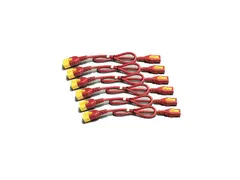 APC - Strømkabelsett - power IEC 60320 C13 til IEC 60320 C14 10 A - 1.2 m - rød - for P/N: SCL500RMI1U, SCL500RMI1UC, SCL500RMI1UNC, SMTL1500RMI3UC, SMTL750RMI2UC, SRT1500RMXLI