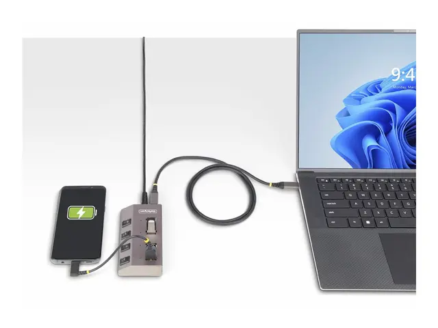 StarTech.com 4-Port Self-Powered USB-C Hub with Individual On/Off ...