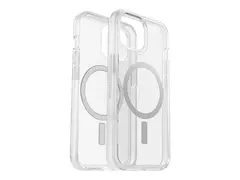 OtterBox Symmetry Series Clear Baksidedeksel for mobiltelefon - MagSafe-samsvar - polykarbonat, syntetisk gummi - blank - for Apple iPhone 13, 14, 15