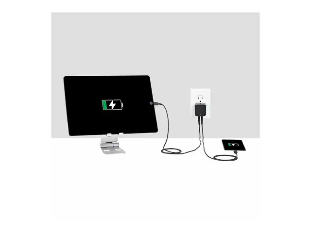 Startech Travel USB Wall Charger - 2 Port Black Universal Adapter ...