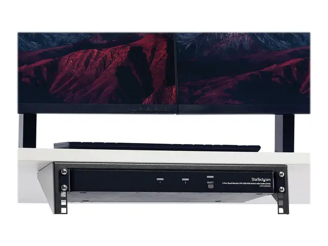 Startech 2U Vertical Wall Mount Patch Panel Bracket - Steel Rack w...