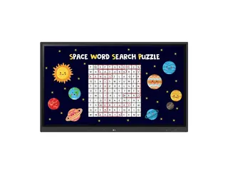 LG CreateBoard 75TR3DK-B - 75&quot; Diagonalklasse TR3DK Series LED-bakgrunnsbelyst LCD-skjerm utdanning / n&#230;ringsliv - med pekeskjerm (multiber&#248;rings) - Android - 4K UHD (2160p) 3840 x 2160 - Direct LED - svart