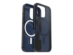 OtterBox Symmetry Series Clear - Baksidedeksel for mobiltelefon MagSafe-samsvar - polykarbonatlag, termoplastisk elastomer (TPE) - babybl&#229; jeans (bl&#229;) - for Apple iPhone 16 Pro