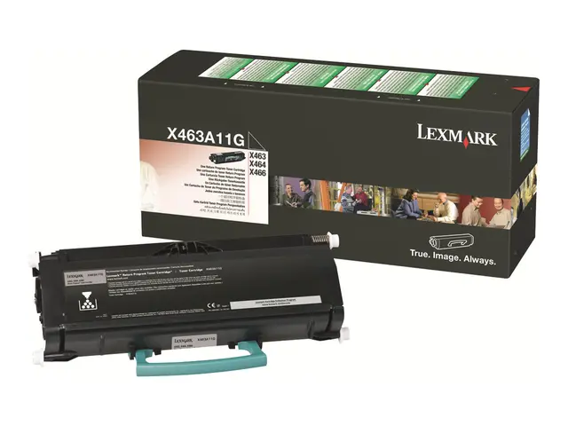 Lexmark - Svart - original - tonerpatron LCCP, LRP - for Lexmark X...