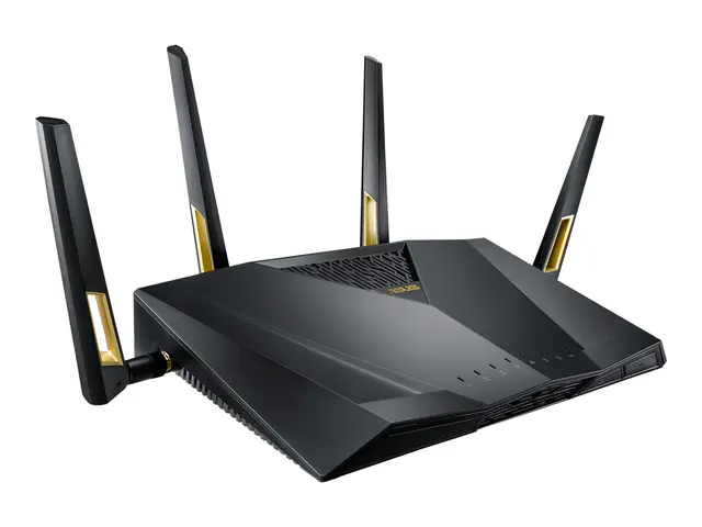 ASUS RT-AX88U - Trådløs ruter 8-portssvitsj 1GbE Wi-Fi 6 Dobbeltbånd
