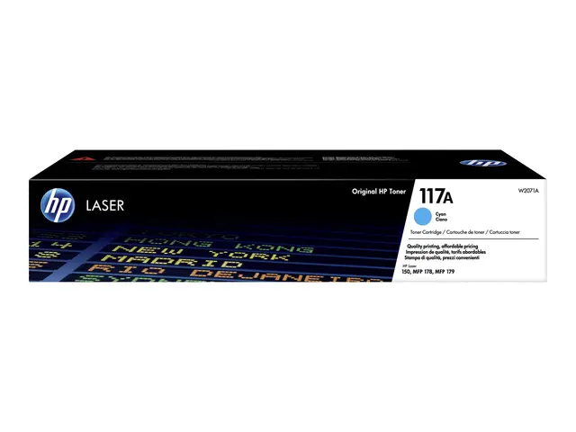 HP 117A - Cyan - original - tonerpatron (W2071A) - for Color Laser...