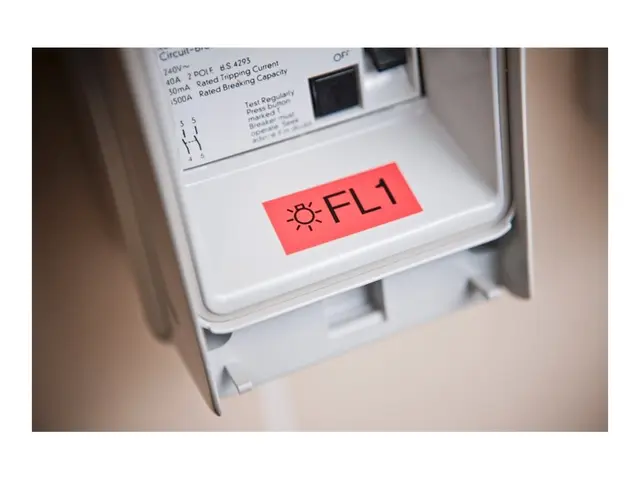 Brother TZe-451 - Selv-adhesiv svart på rødt Rull (2,4 cm x 8 m) 1...