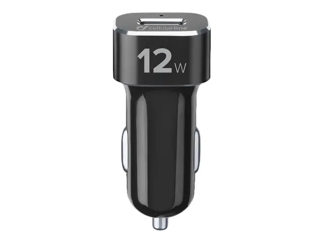 Cellular Line - Bilstrømadapter 12 watt (USB) på kabel: Lightning ...