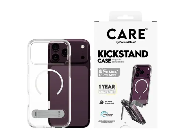 CARE by PanzerGlass - Beskyttende deksel for mobiltelefon - med st...