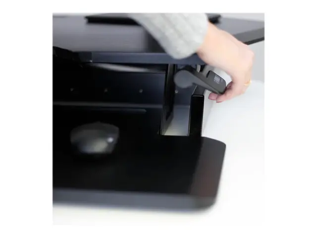 Ergotron WorkFit Corner - Stående skrivebordomformer - svart - sva...