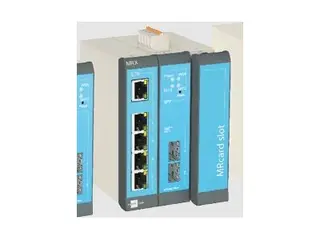 INSYS icom MRX MRX3 Fiber - Ruter 5-port svitsj 1GbE - DIN-skinnemonterbar