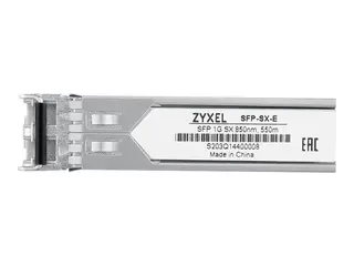 Zyxel SFP-SX-E - SFP (mini-GBIC) transceivermodul 1GbE - 1000Base-SX - LC multimodus - opp til 550 m - 850 nm (en pakke 10)