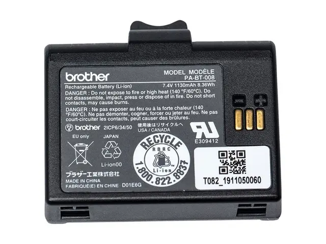 Brother PA-BT-008 - Skriverbatteri litiumion 1130 mAh 8.36 Wh for ...