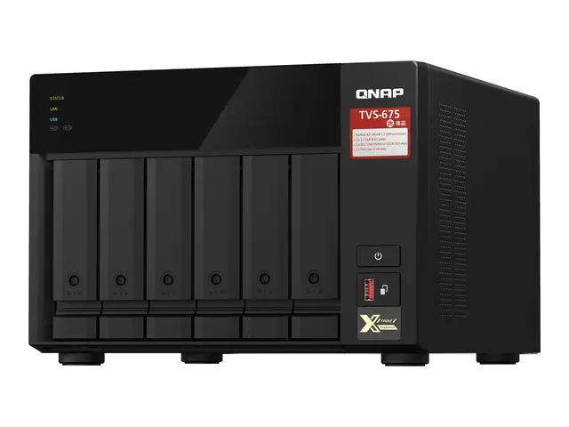 QNAP TVS-675 - NAS-server - 6 brønner - SATA 6Gb/s - RAID 5, 6, 10...