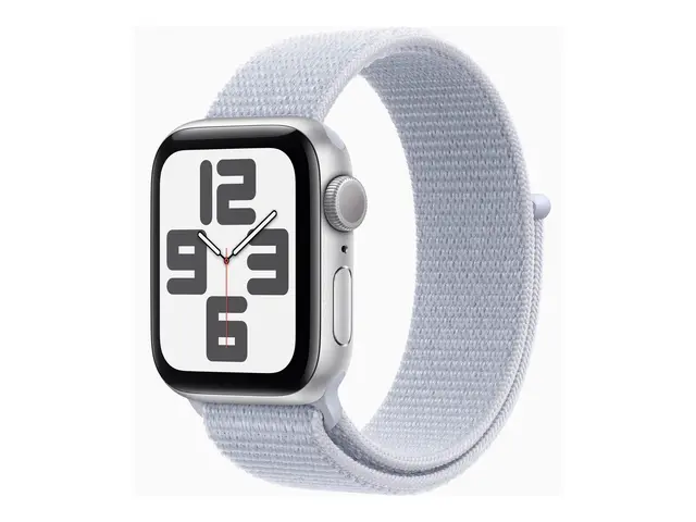 Apple Watch SE (GPS) - 2. generasjon 40 mm sølvaluminium smartklok...