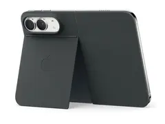 Apple - Beskyttende deksel for mobiltelefon med stativ - MagSafe-samsvar - TechWoven - marineblå - for iPhone Duo