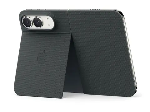 Apple - Beskyttende deksel for mobiltelefon med stativ - MagSafe-samsvar - TechWoven - marineblå - for iPhone Duo