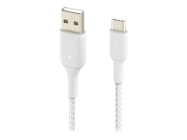 Belkin BoostCharge - USB-kabel 24 pin USB-C (hann) til USB 1 m hvit