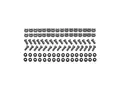 APC M6 Hardware Kit - Rackskruer, -mutre og -underlagsskiver for P/N: SMTL1000RMI2UC, SMX1000C, SMX1500RM2UC, SMX1500RM2UCNC, SMX750C, SMX750CNC