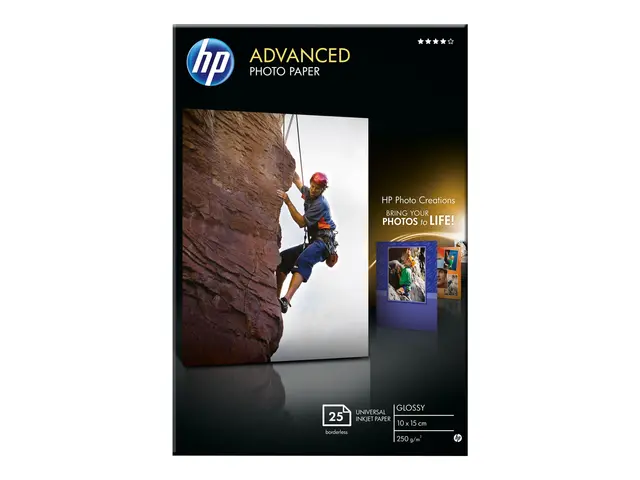 HP Advanced Glossy Photo Paper - Blank - 100 x 150 mm - 250 g/m² -...
