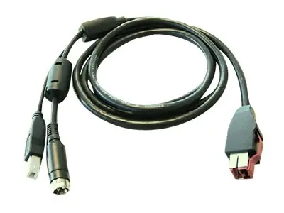 HP - Strømforsynt USB-kabel for Engage Thermal Receipt Printer; On...