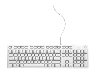 Dell KB216 - Tastatur multimedia USB QWERTY Pan Nordic hvit