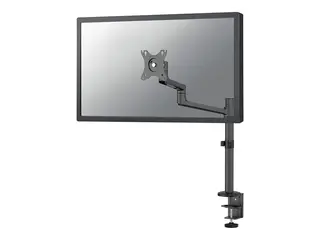 Neomounts DS60-425BL1 - Monteringssett (skrivebordsklemmemontering, skrivebordsmalje, VESA-adapterplate, skjermarm) helbevegelses justerbar arm - for LCD-skjerm - st&#229;l - svart - skjermst&#248;rrelse: 17&quot;-27&quot;