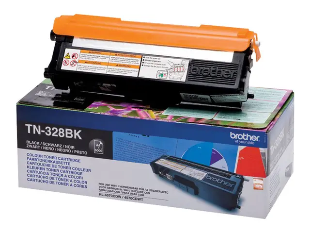Brother TN328BK - Svart original tonerpatron for DCP-9270CDN, MFC-...