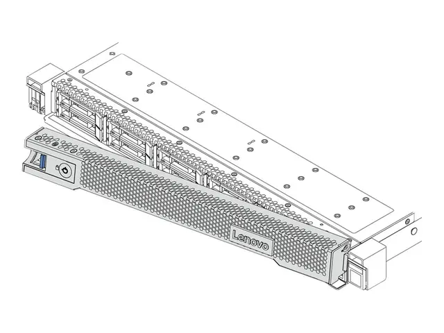 Lenovo ThinkSystem 1U Security Bezel v2 - Serversikkerhetsfas fron...