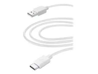Cellular Line HOME XL - USB-kabel 24 pin USB-C (hann) til USB (hann) - 3 m - hvit