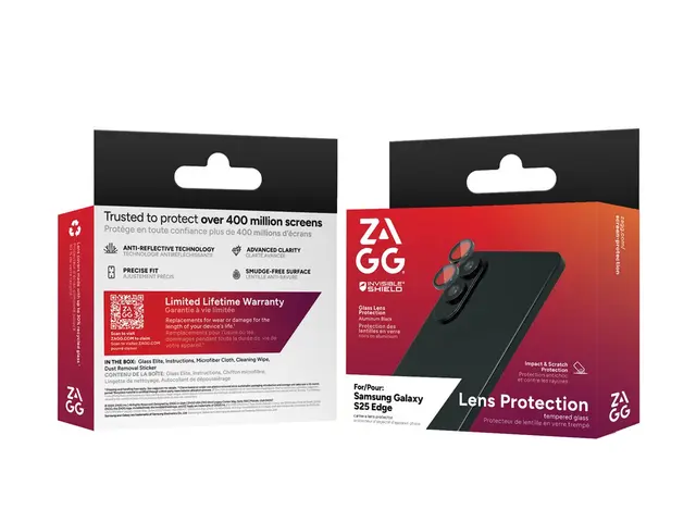ZAGG InvisibleShield Glass Elite - Linsebeskytter for mobiltelefon...