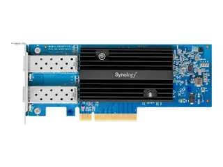 Synology E25G21-F2 - Nettverksadapter - PCIe 3.0 x8 lav profil 25 Gigabit SFP28 x 2 - for Disk Station DS1621, DS1821; FlashStation FS3600; RackStation RS1221, RS3621, RS4021