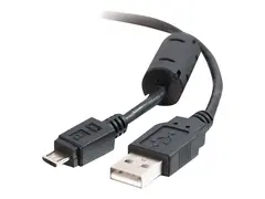 C2G USB 2.0 A to Micro B Cable USB-kabel - USB (hann) til Micro-USB type B (hann) - USB 2.0 - 1 m - svart