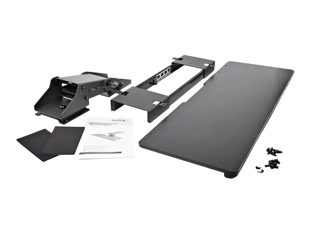 StarTech.com Under Desk-Mount Keyboard Tray - 26.4” Wide Adjustabl...