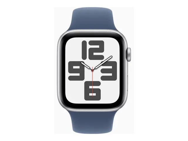 Apple Watch SE (GPS + Cellular) - 2. generasjon 44 mm sølvaluminiu...